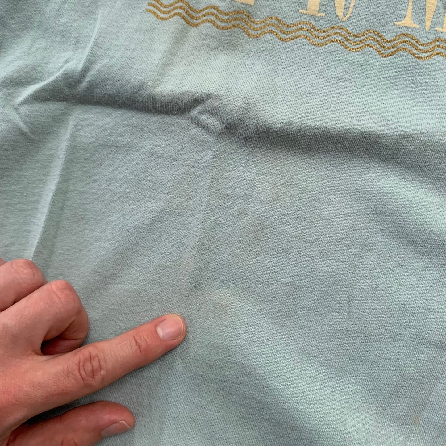 Bermuda Triangle Vintage T Shirt Creepy Nirvana Grunge Rap Green Sail Boat Cool 