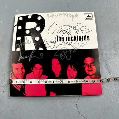 The Rockfords Band Signed Autograph Poster Board Rare Seattle Washington Rock