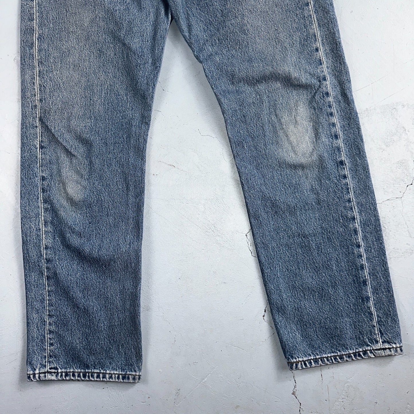 Levis 501 Vintage 90s Y2K XX Straight Leg Jeans Blue Light Wash 34x30 Act 31x29