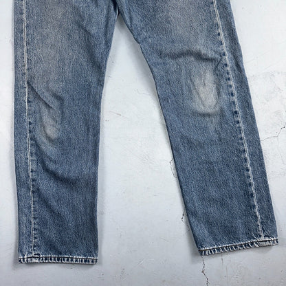 Levis 501 Vintage 90s Y2K XX Straight Leg Jeans Blue Light Wash 34x30 Act 31x29