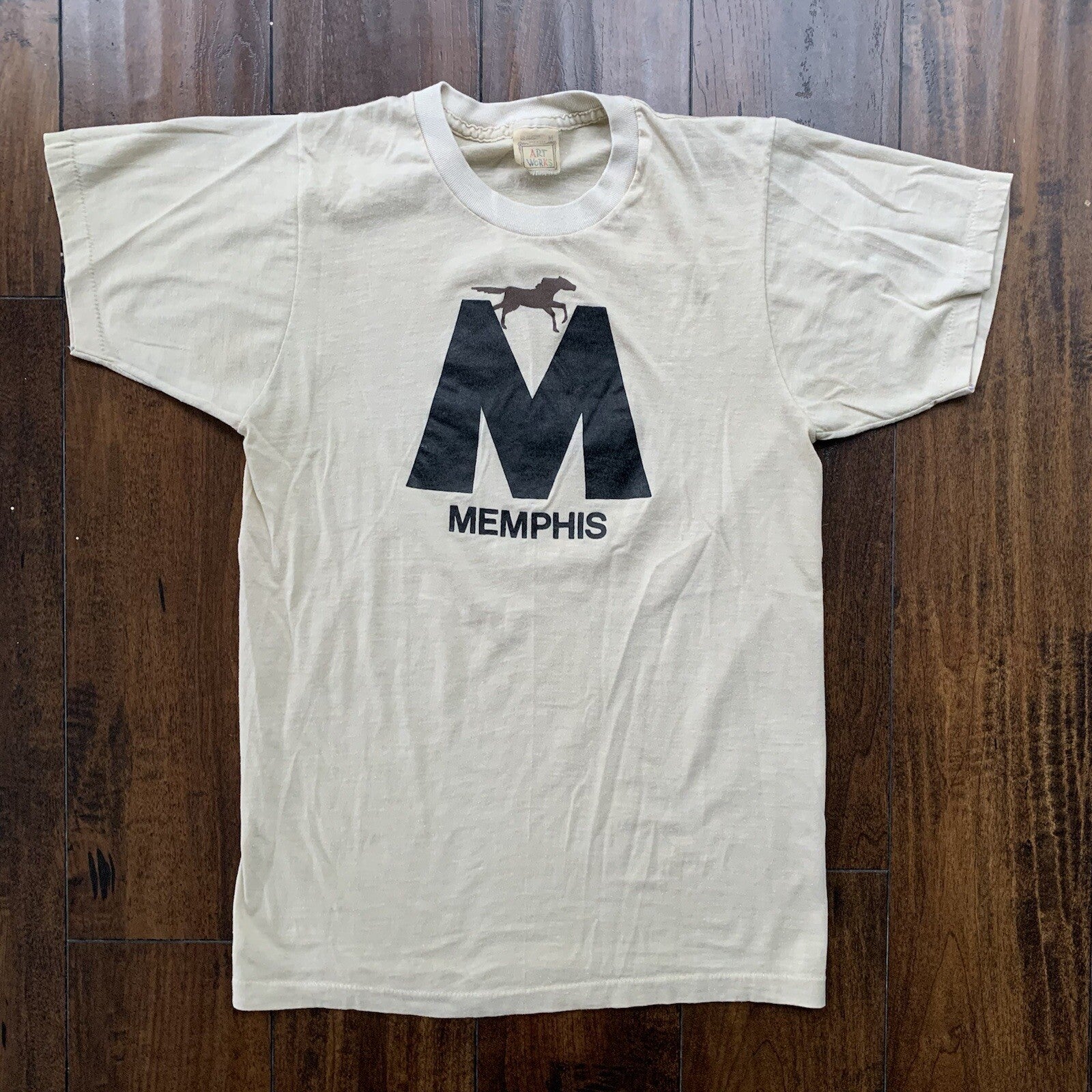 Memphis Tennessee Horse Racing Vintage T Shirt 70s 80s Animal Love Music Rap