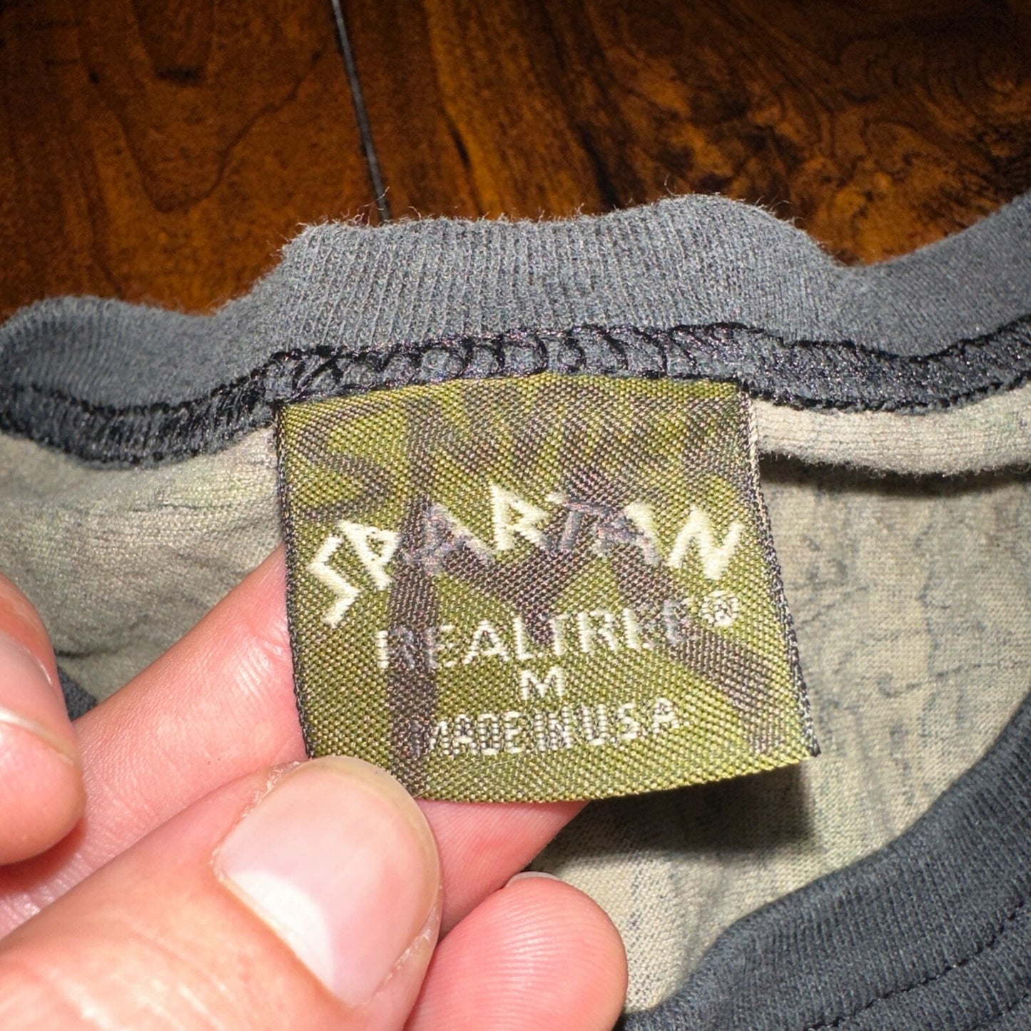 VTG Ranger Real Tree Long Sleeve Shirt Hunting Camouflage USA 90s Single Stitch