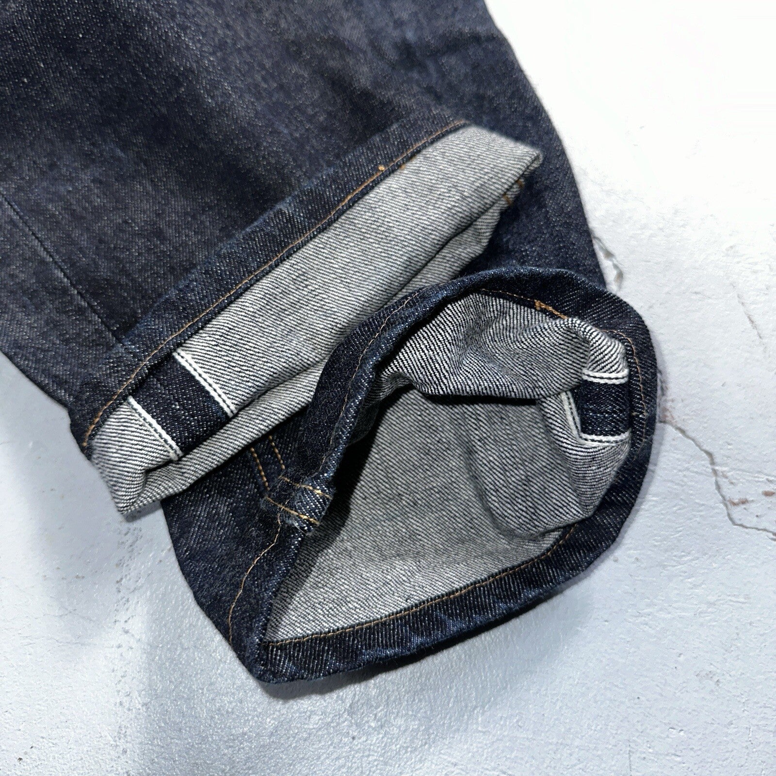 Brave Star Jeans Mens 30x30 Blue Selvedge Cone Denim Dark Wash Button Fly