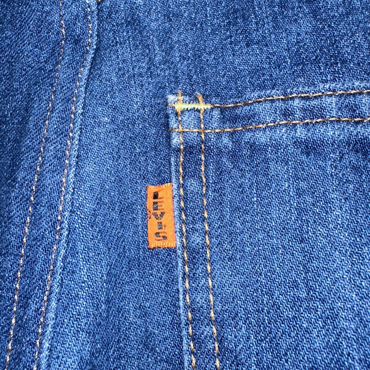 Levis 605 Vintage LVC Orange Tab Slim Blue Med Wash Y2K 36x34 Jeans Act 36x32