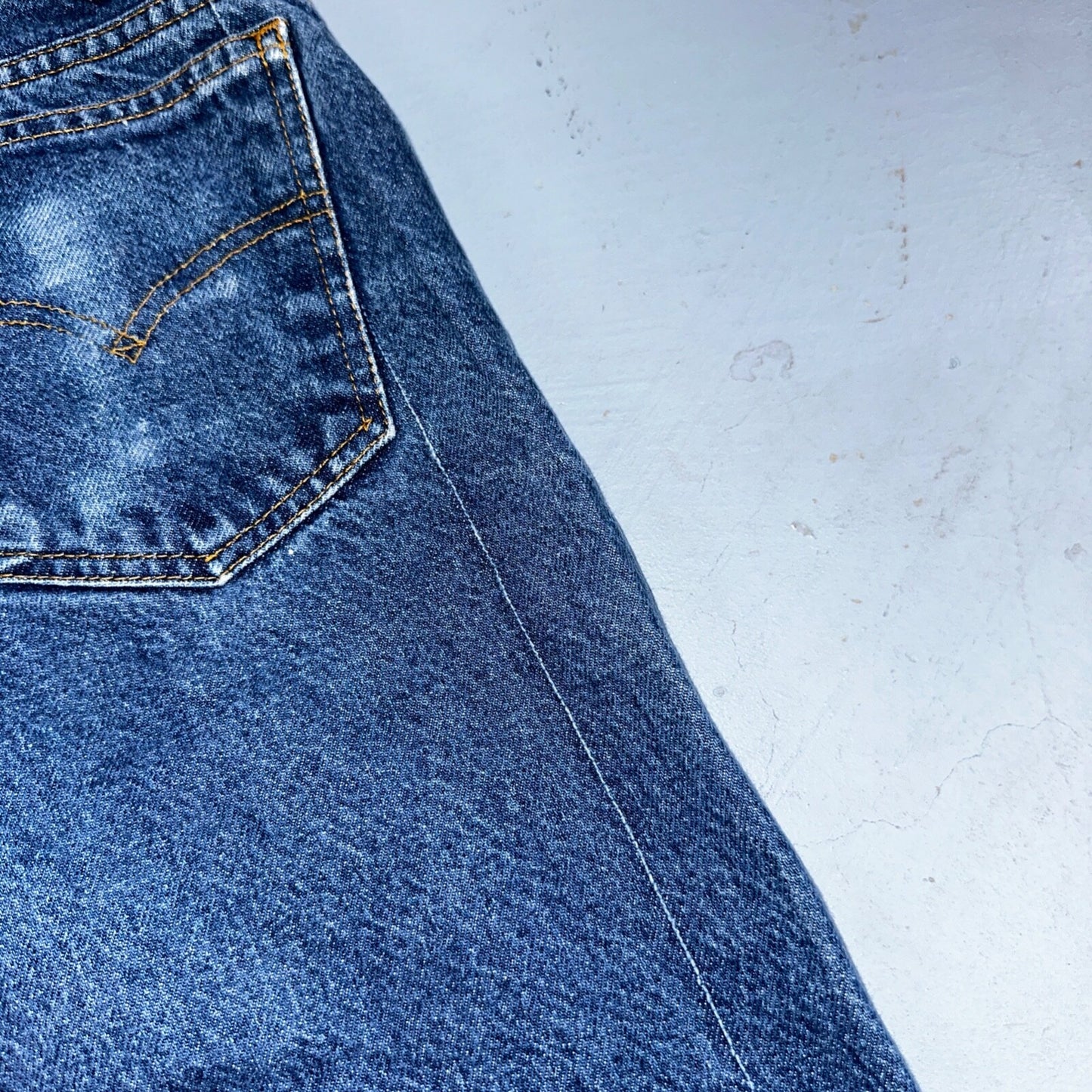 Levis 505 Vintage 90s Orange Tab Jeans Blue Med 501 Wash 33x34 Act 31x33