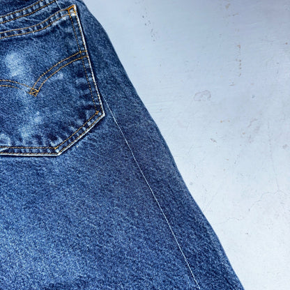 Levis 505 Vintage 90s Orange Tab Jeans Blue Med 501 Wash 33x34 Act 31x33