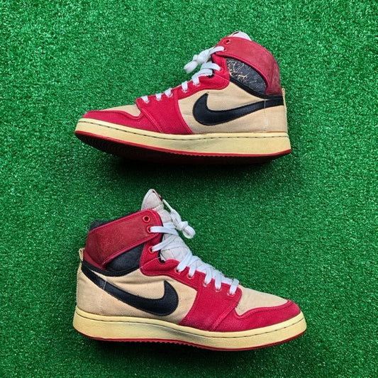 Nike OG 1985 Air Jordan 1 AJKO Chicago Red White Rare Vintage 85 8.5 Bred Royal