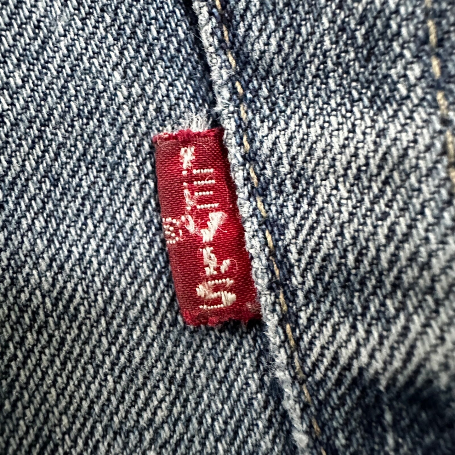 Levis LVC Big E VTG 90s Redline Selvedge Denim 505 Jeans USA Thrashed 36x34 501