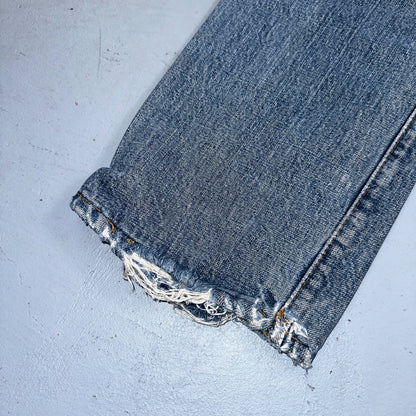 Levis 501 Big E Vintage 60s Redline Selvedge USA XX 1960s Jeans 28x34 Act 25x30