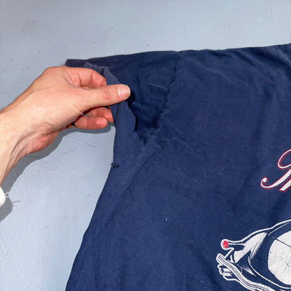 Rat Hole Auto Body Traditional Paint VTG T Shirt Thrashed Distressed Cars Promo