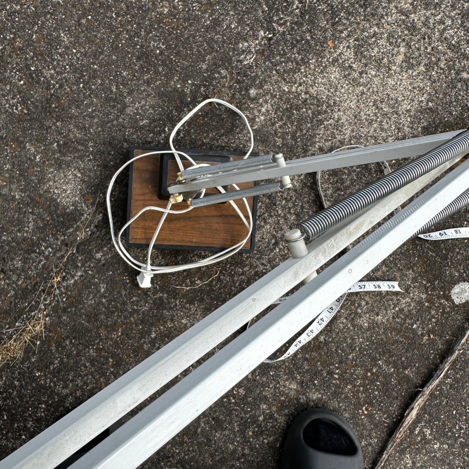 Vintage Industrial Lamp Articulating Workbench Light MCM Mid Century Style