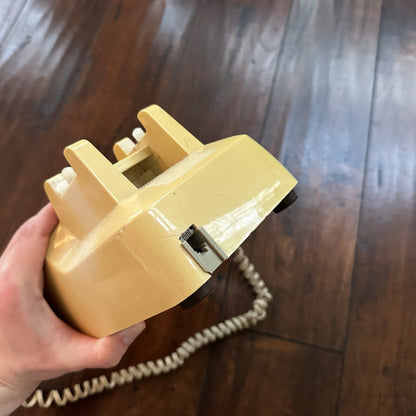 VTG Bell System Western Electric Beige Rotary Dial Desk Telephone 500 NE591 60s