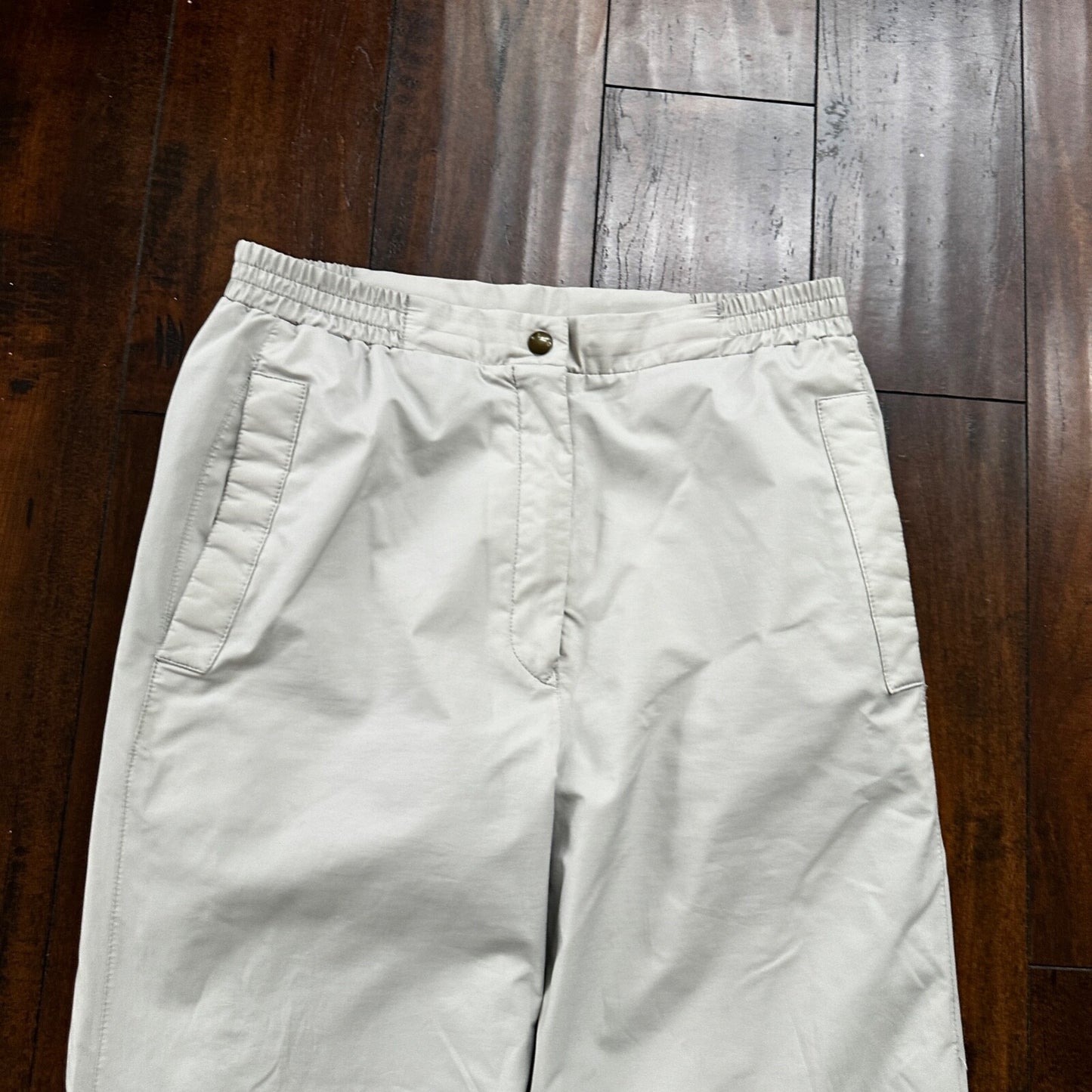 VTG GORETEX Jack Nicklaus Mens 10 Golf Pant Grey Fabric Zip Up Sports Outdoor