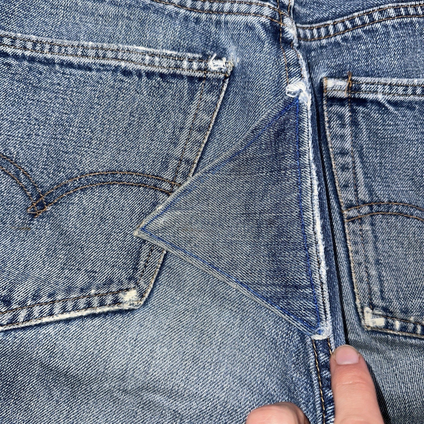 Levis 501 Big E Vintage 60s Redline Selvedge USA XX 1960s Jeans 30x32 Ac 28x28