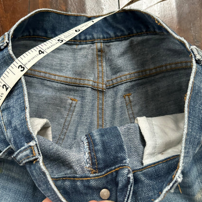 VTG Sears Put On 70s Pants 32x33 501 Bell Bottom Flare Rockabilly Cowboy 28x31