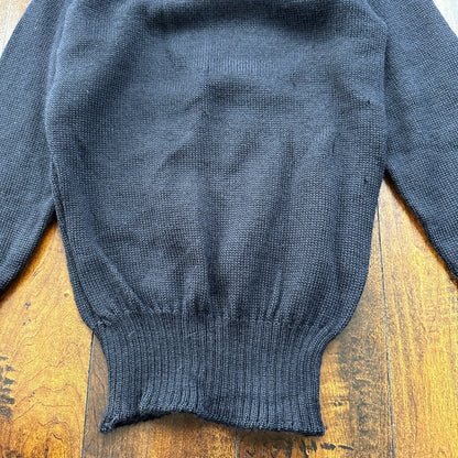 Vintage WW2 WWII USN Navy Deck Watch Wool Sailor's Sweater 1940s 40s Knit Rare