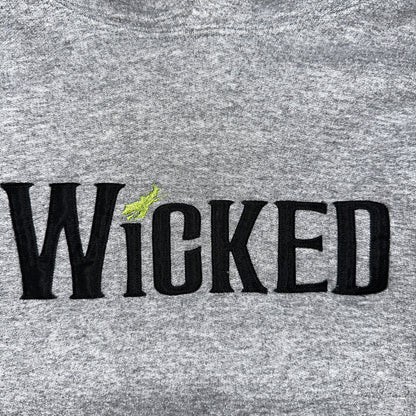 Wicked Hoodie Gildan Y2K Small Vintage 00s Wizard Of Oz Musical Promo Sweatshirt