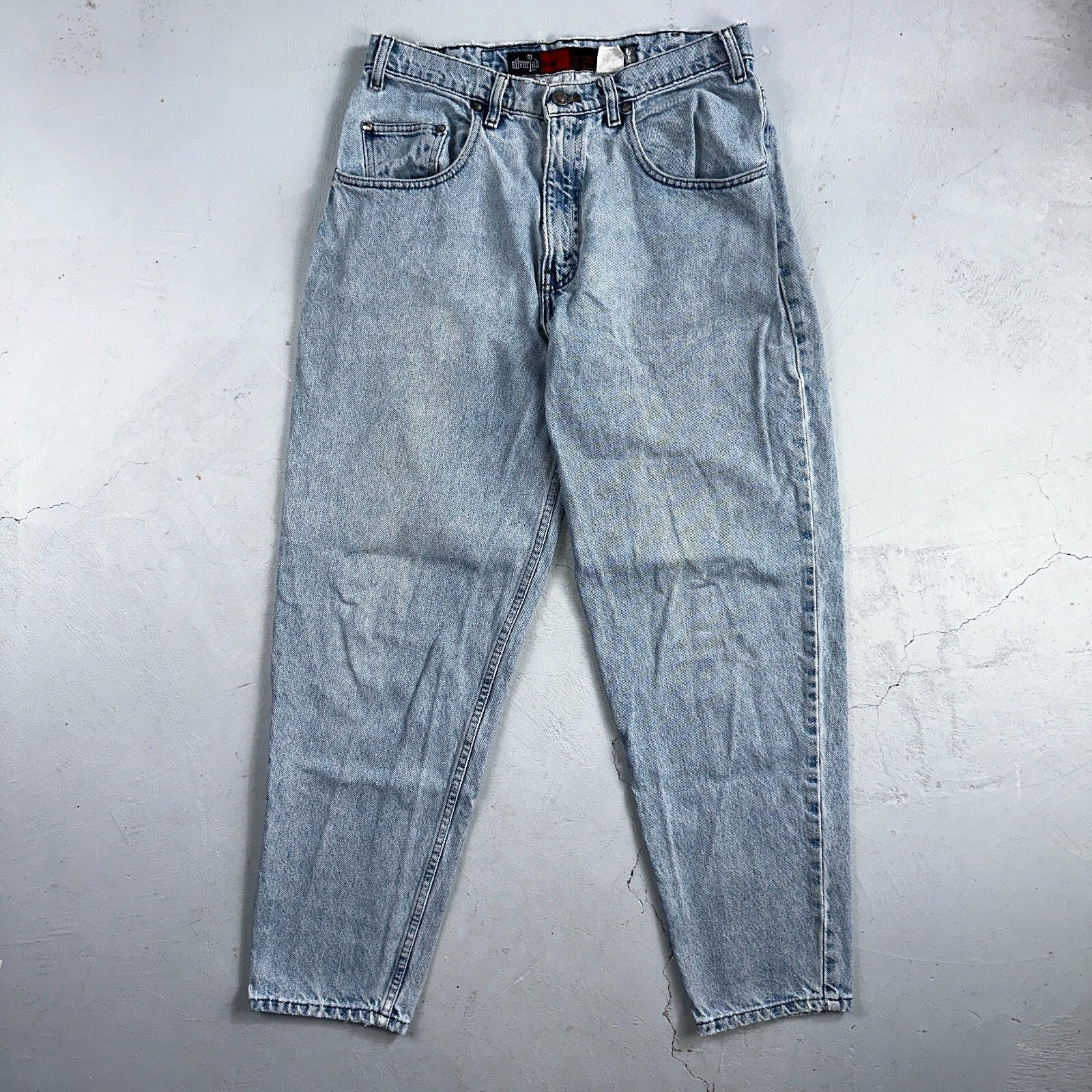 Levis Jeans VTG Mens 32x30 Silver Tab Loose Y2K Light Wash 90s Grunge Act 30x29