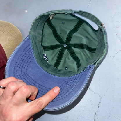 Oregon Cascade Lot of 2 VTG Hat Cap Snapback 90s Sportman Hiking Travel Mountain