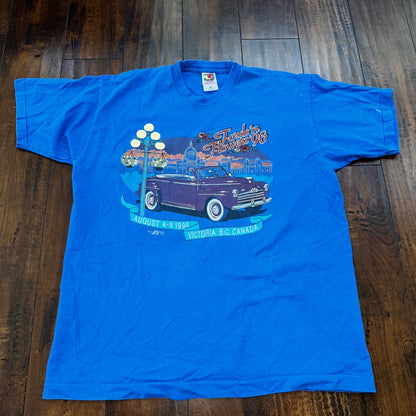 Ford Canada Victoria 1996 VTG T Shirt Classic Cars Show Single Stitch Nascar