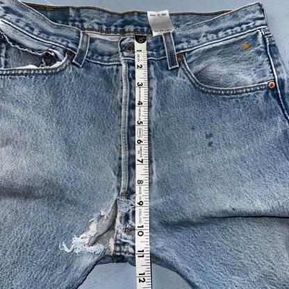 Levis 501 Vintage Y2K XX Straight Leg Jeans 33x36 Light Wash 2000s Act 31x32