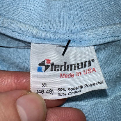 Carolina Tarheels 80s VTG T Shirt Blue UNC 1980s College University Graphic XL