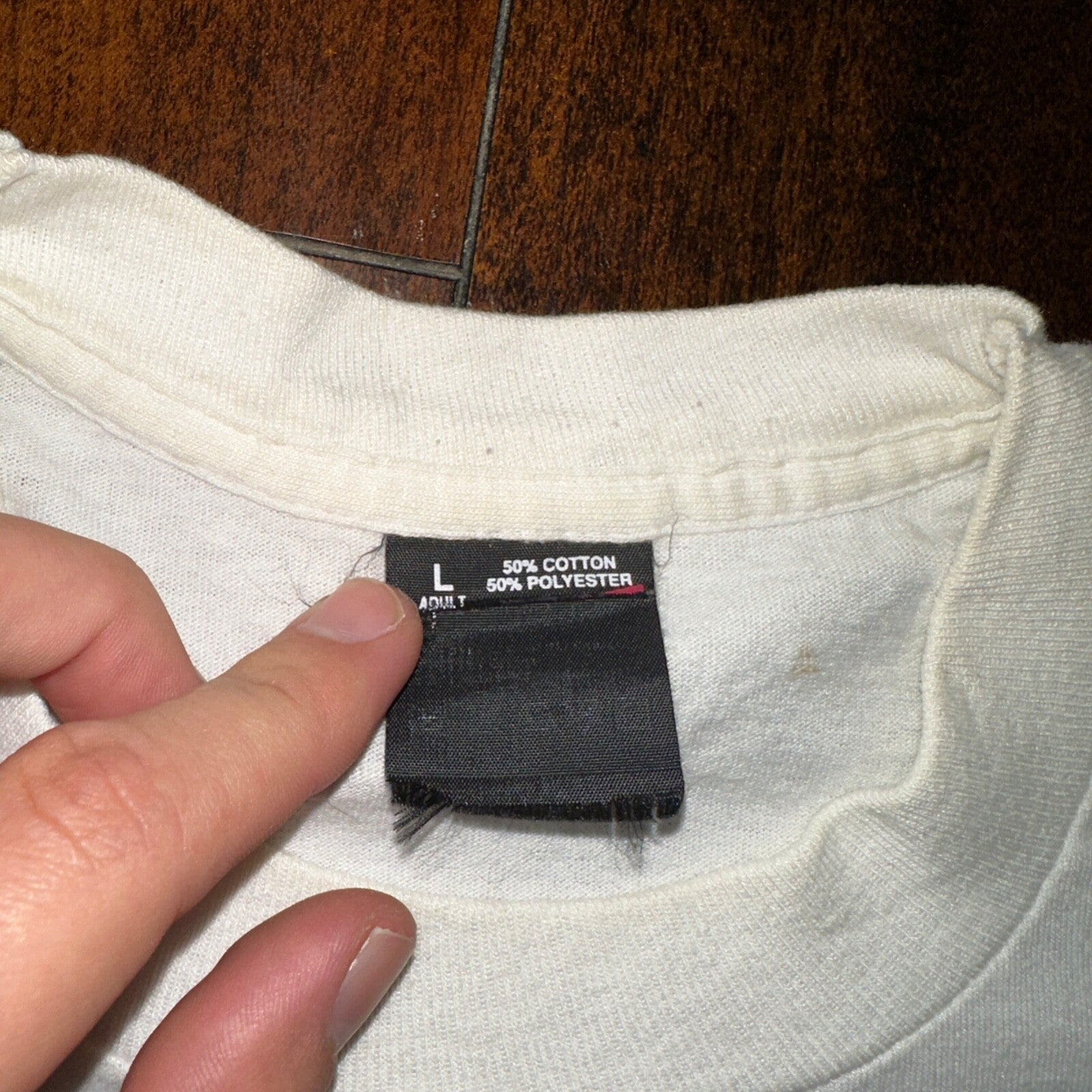 Tribal Vintage T Shirt Tattoo Feathers Tribe USA Screen Stars White Single Stitc