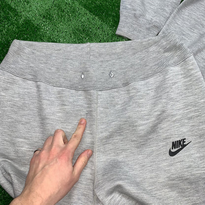 Nike Vintage Sweatshirt Gray Jumper Sweatpants Set Gray Tonal Center Swoosh 80s