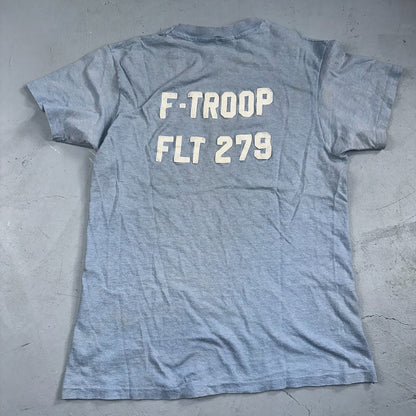Frank Text Hanes 70s VTG T Shirt 1970s Troop Single Stitch Basic Quote