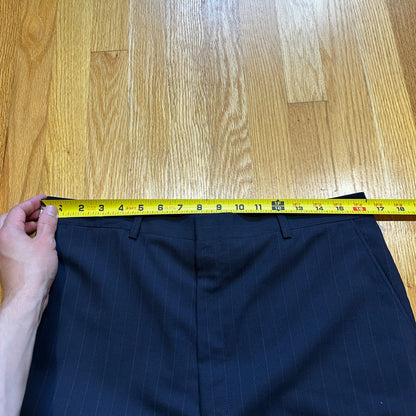 VTG 50s Navy Dress Pants Trousers Talon Fly Size 32x29 1960s Slacks Pinstripe