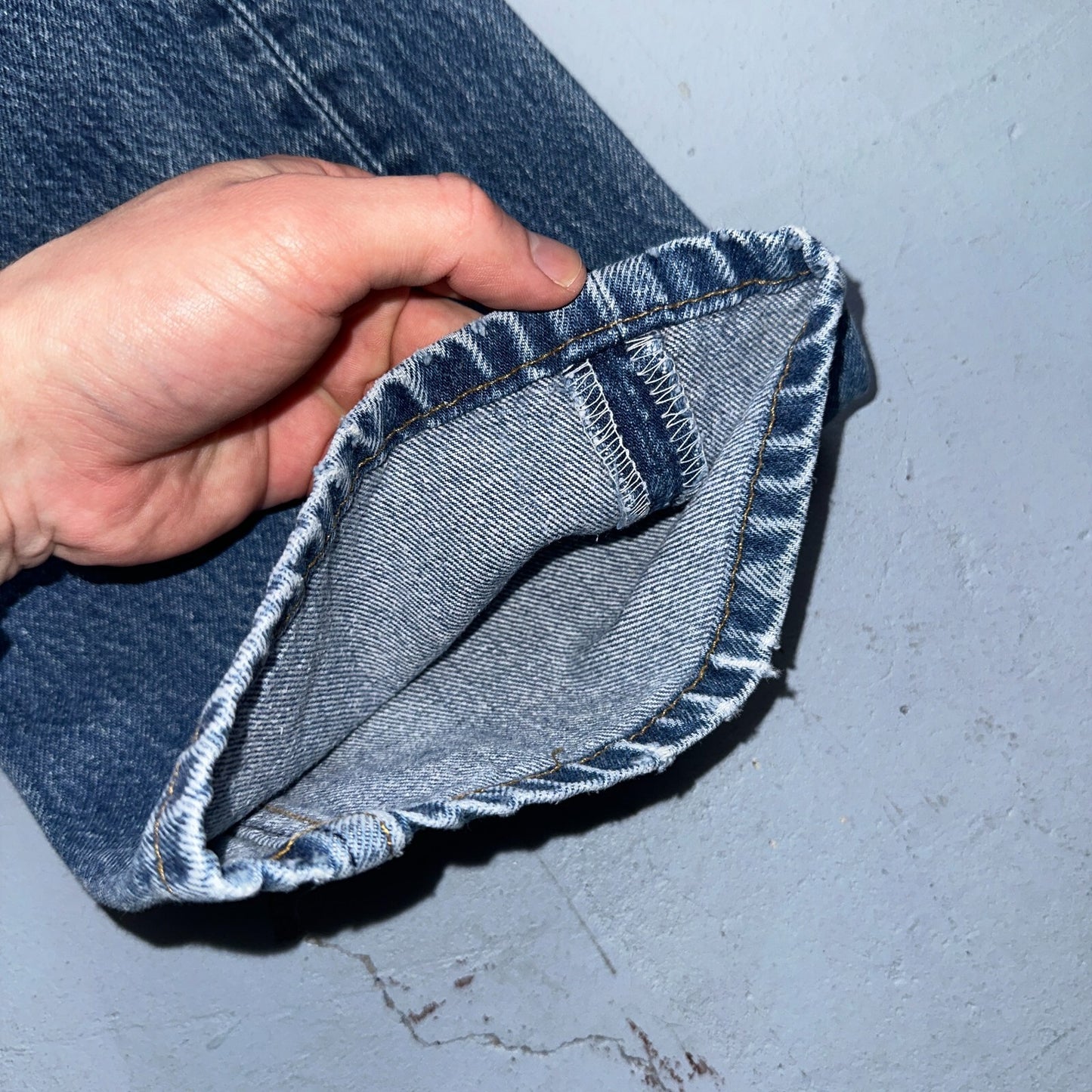 Levis 501 Vintage 80s USA XX Straight Leg Jeans Blue Med Wash 1980s Act 31x31