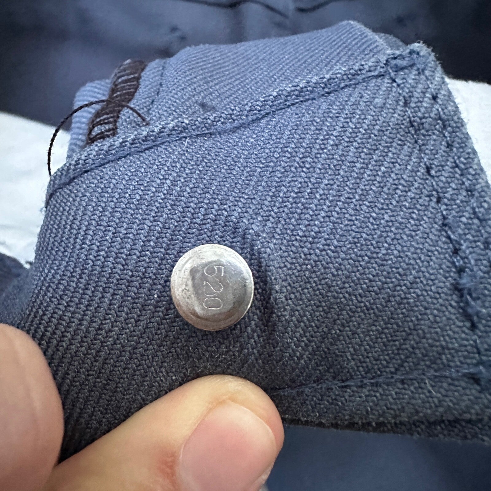 VTG Levis 517 Lot 2 Blue + Brown Polyester Pants Black Gold Tab 34x30 Act 32x28