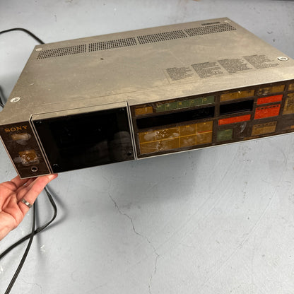 Sony TC-FX1010 Tape Deck Rare Find Cassette Broken For Parts As Is