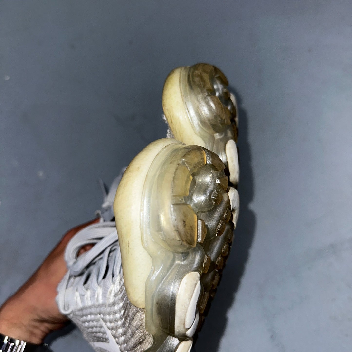 Nike Air VaporMax Flyknit 3 Pure Platinum - Mens Sz 9 - Running White Shoes