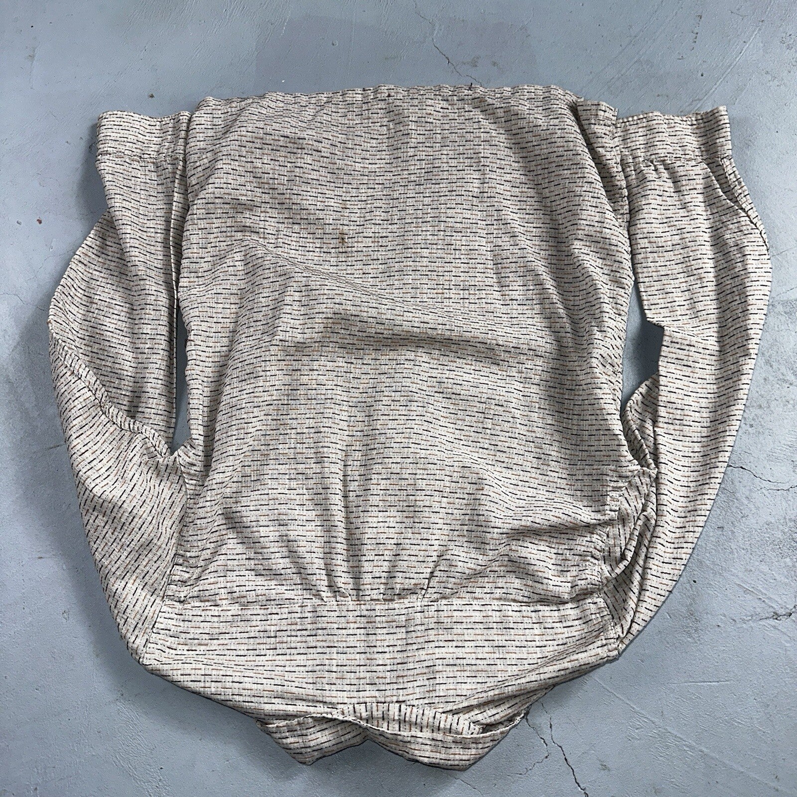 VTG 50s 60s Towncraft Penneys Loop Collar Button Up Shirt Rockabilly Boys 14 Kid