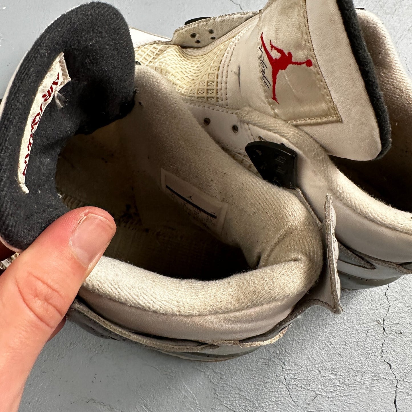 Nike Air Jordan 4 Retro GS 'Cement' 2012  836016-192  Youth Size 7Y No Box