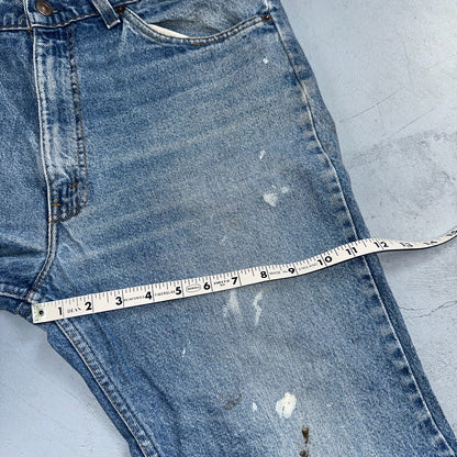 Levis 517 Vintage 80s USA Orange Tab Bootcut Flare Blue Worn Jeans Act 34x30