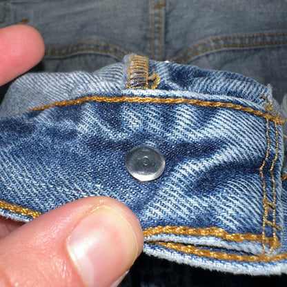 Levis 501 Vintage 90s XX Straight Leg Jeans Y2K Light Wash 40x30 Act 37x30