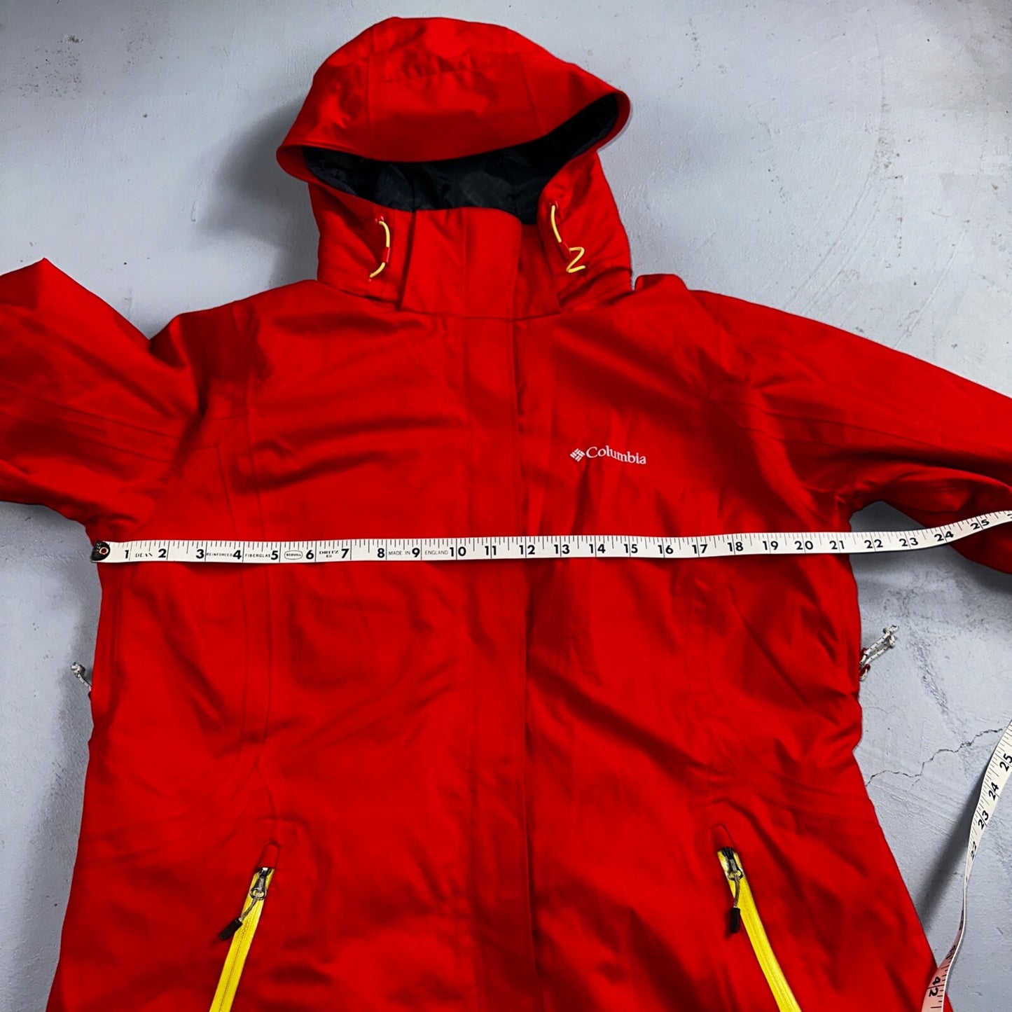 Columbia Women's Veloca Vixen II Jacket Coat Parka Omni Tech L Red Waterproof