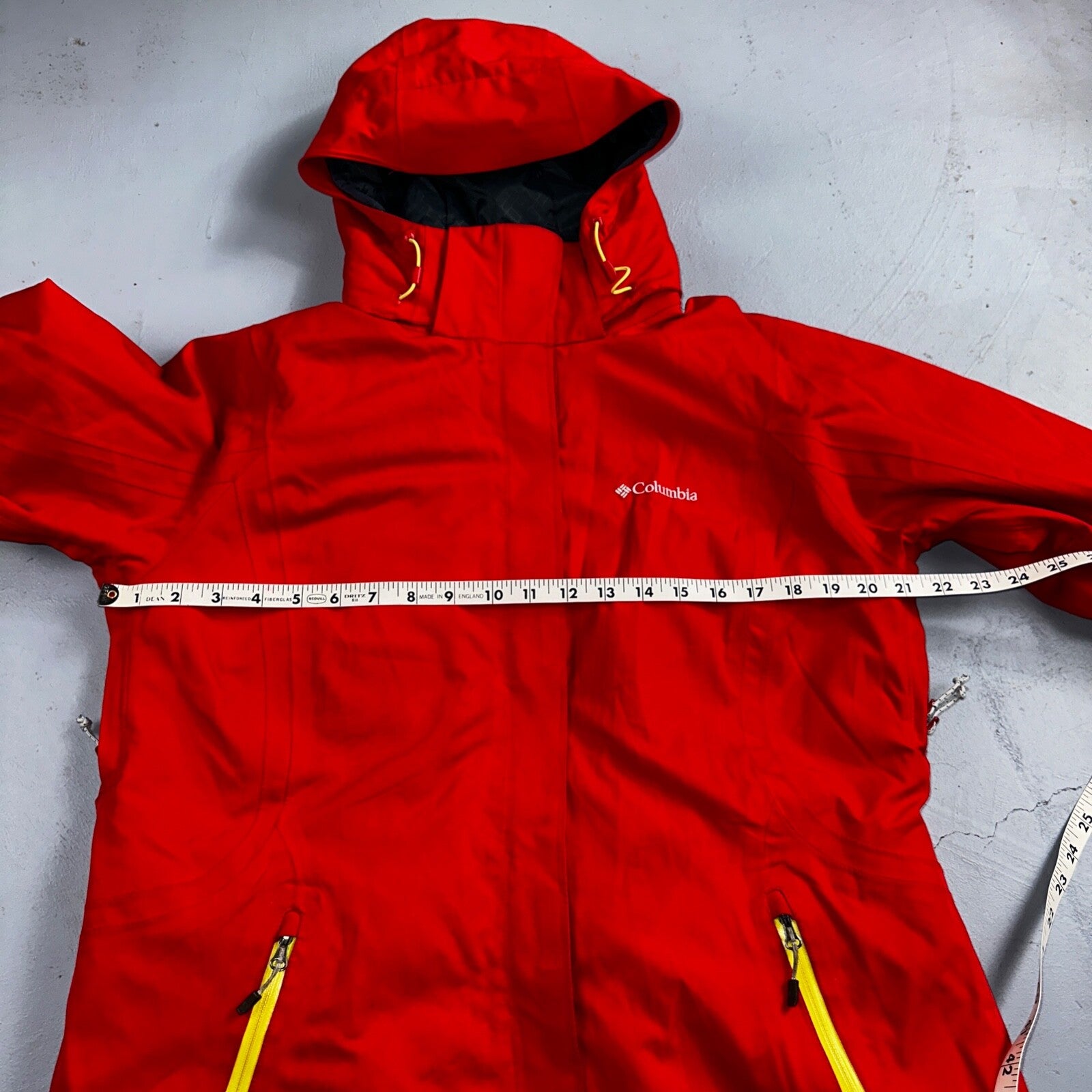 Columbia Women's Veloca Vixen II Jacket Coat Parka Omni Tech L Red Waterproof