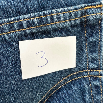 VTG Levis 501 XX Button Fly 90s USA Jeans Denim Straight Capri 34x30 Act 30x25
