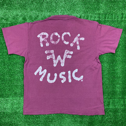 Weezer 90s Vintage T Shirt Album Promo Nirvana Rap Band Music Maroon 1994