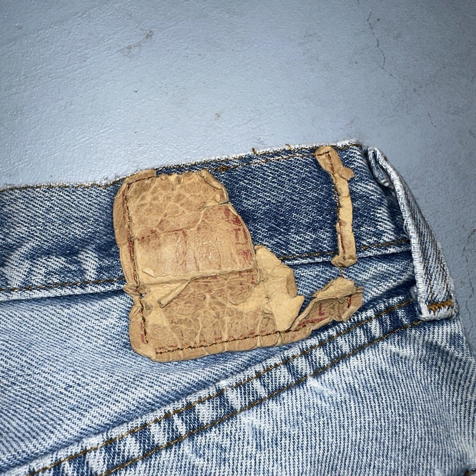 Levis 501 Vintage 80s USA XX Straight Leg Jeans 33x30 Altered Skinny Act 30x33