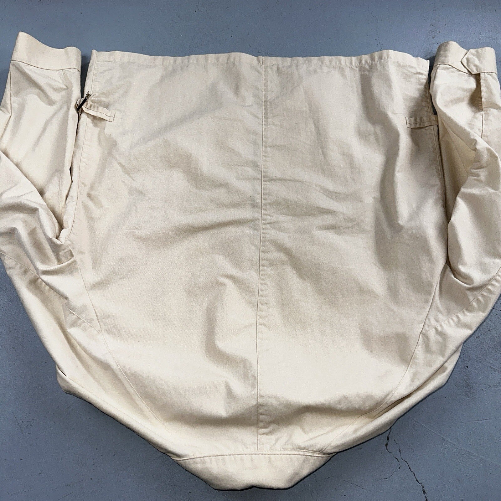 Polo Ralph Lauren Jacket VTG 90s Mens XL Tan Khaki Dad Full Zip Side Belted