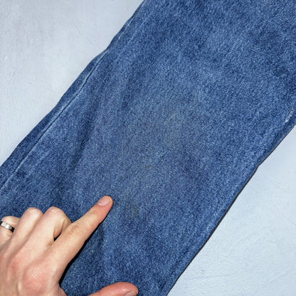 Levis 501 Vintage 80s USA XX Straight Leg Jeans Blue Med Wash High Rise 29x32