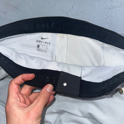 Nike Mens Golf Athletic Gym 28 Muscle Shorts Dri Fit Gray Gym Sports Small