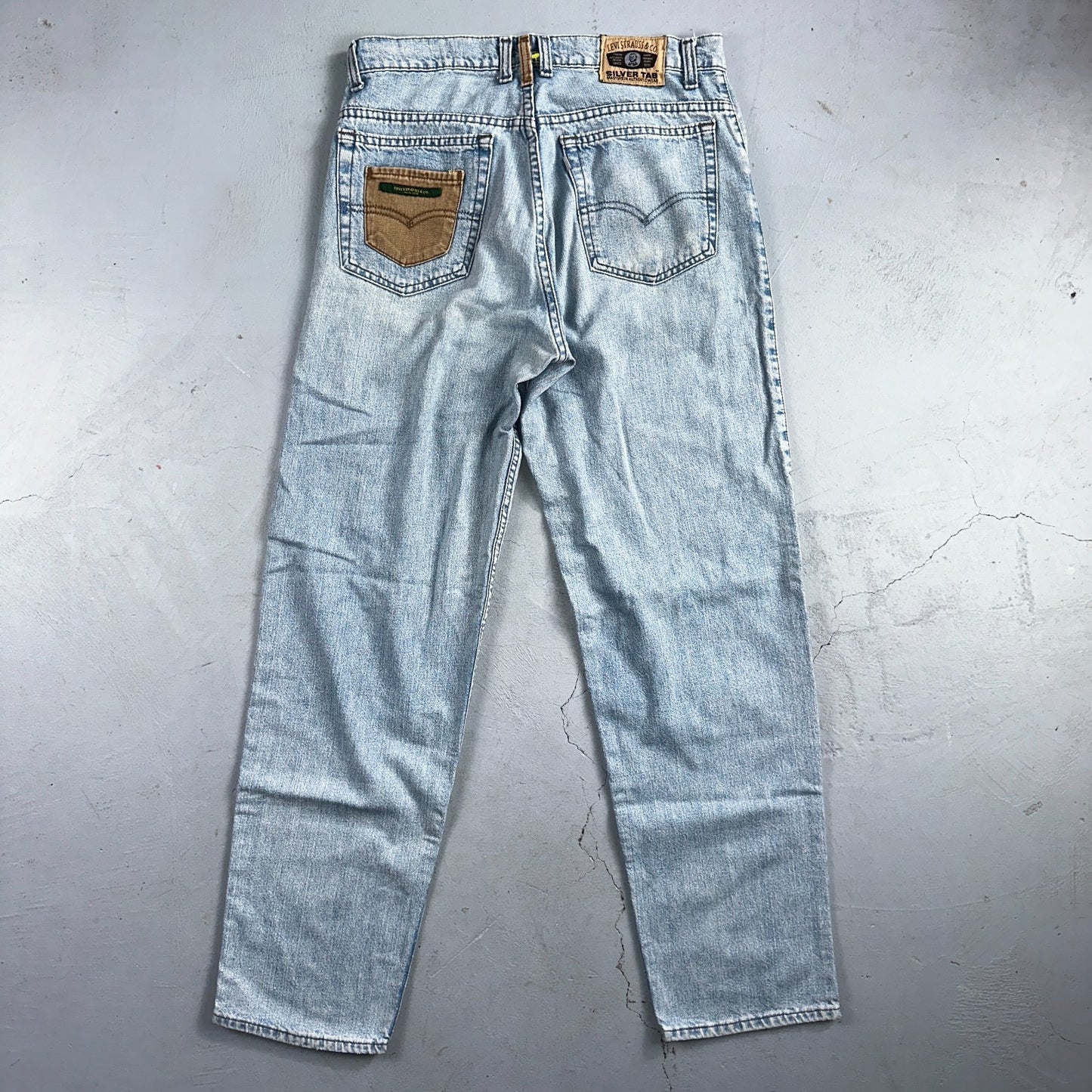 Levis VTG Silver Tab Jeans Mens Blue 40583 USA Made 90s Y2K 33x32 Ac 32x31