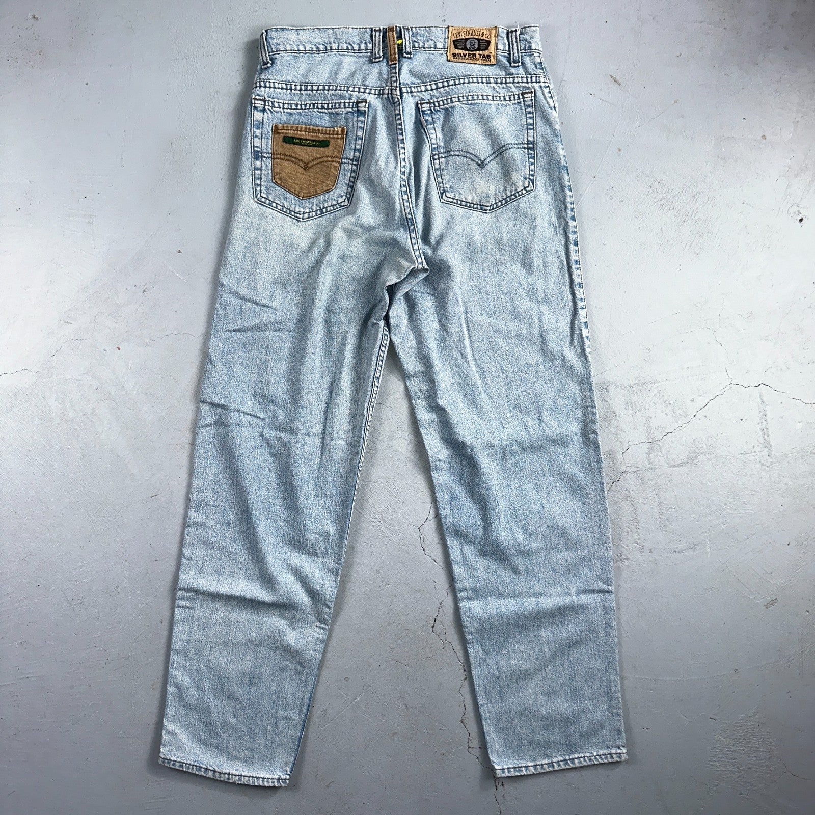 Levis VTG Silver Tab Jeans Mens Blue 40583 USA Made 90s Y2K 33x32 Ac 32x31