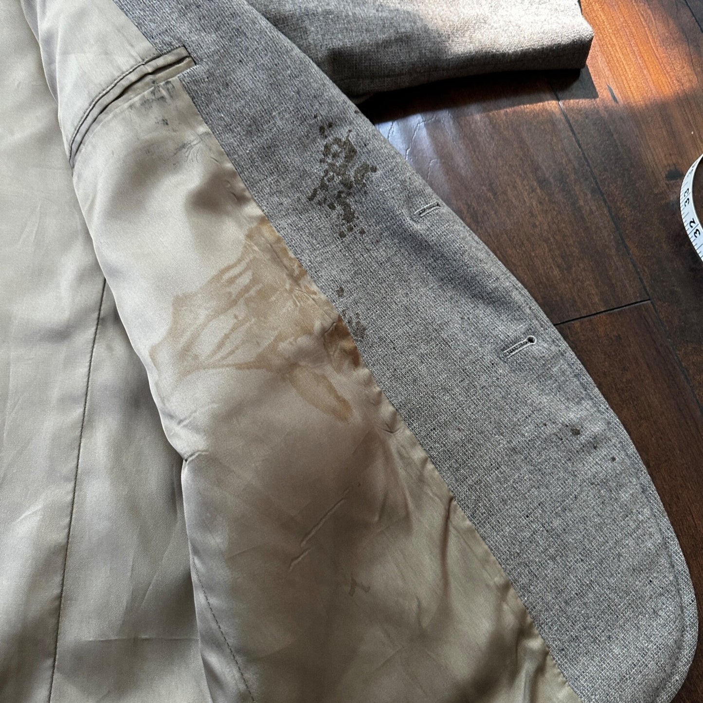 Pendleton 1970s Blazer Men’s 44 100% Virgin Wool Western Sport Coat 70s STAINS