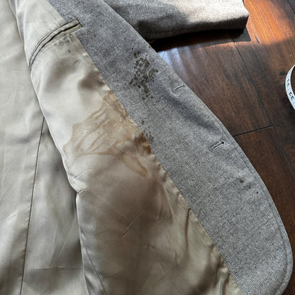 Pendleton 1970s Blazer Men’s 44 100% Virgin Wool Western Sport Coat 70s STAINS